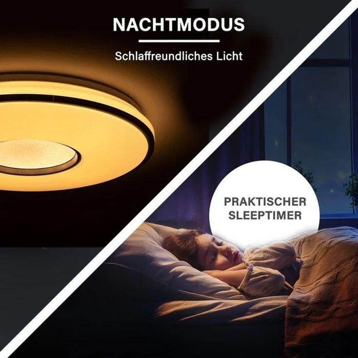 Megalight LED-Deckenlampe Shining Goldstar Ø 50 cm warmweiß-kaltweiß – Bild 5