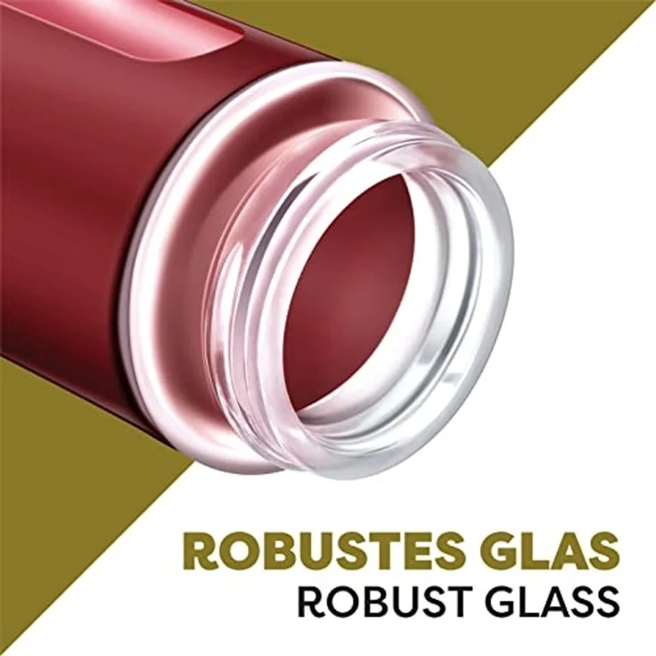 Praknu Salzstreuer 12 Gewürzdosen Rot I Gewürzstreuer Edelstahl Set 80ml, (Set, 12-tlg), Mit Sichtfenster und 3fach Streuregulierung - Gewürzgläser für Gewürze – Bild 3