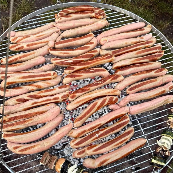 BBQ-Toro Grillrost Edelstahl Grillgitter Rund Ø 60 cm, Hängegrill Rost, V2A – Bild 1