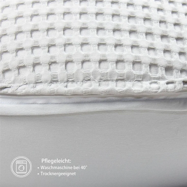 sei Design XXL Stillkissen ergonomisch 190x30, Schwangerschaftskissen Seitenschläferkissen Komfortkissen Erwachsene, Stillkissen-Bezug aus Jersey und Waffelstoff, Pregnancy Pillow Baby – Bild 8
