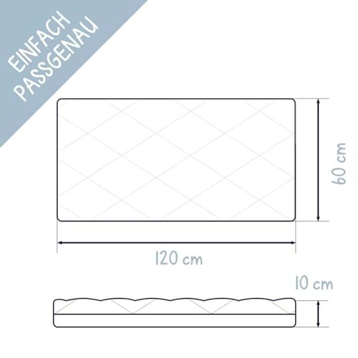 Julius Zöllner 'New Air Premium' Babymatratze Dr. Lübbe 60x120 cm – Bild 3