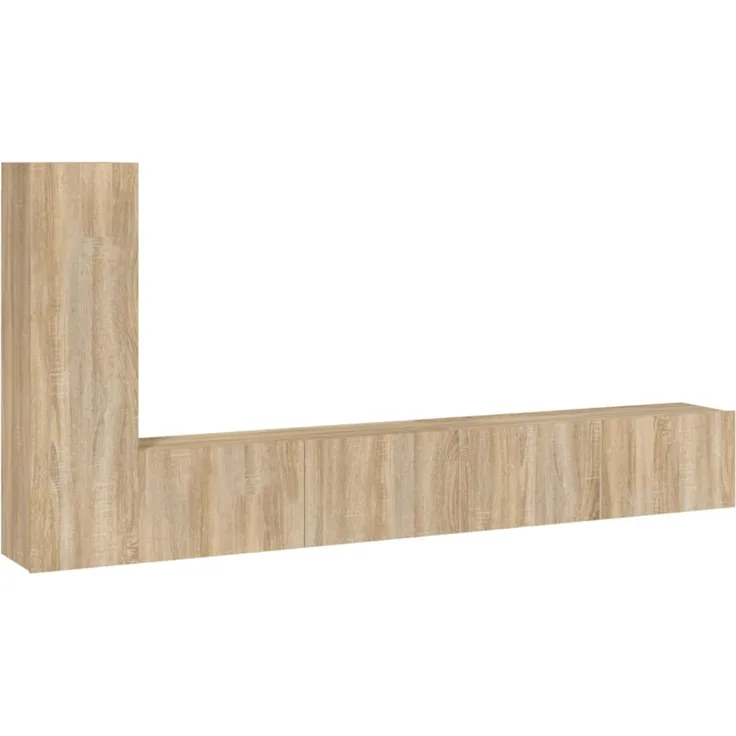 vidaXL 3-tlg. TV-Schrank-Set Sonoma-Eiche Holzwerkstoff 3114320