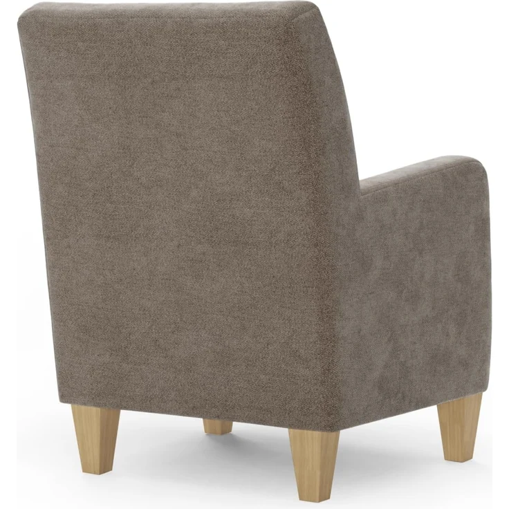 Cavadore Sessel Vida / Polstersessel im trendigen Design / 74 x 93 x 81 / Mikrofaser, Graubraun – Bild 4