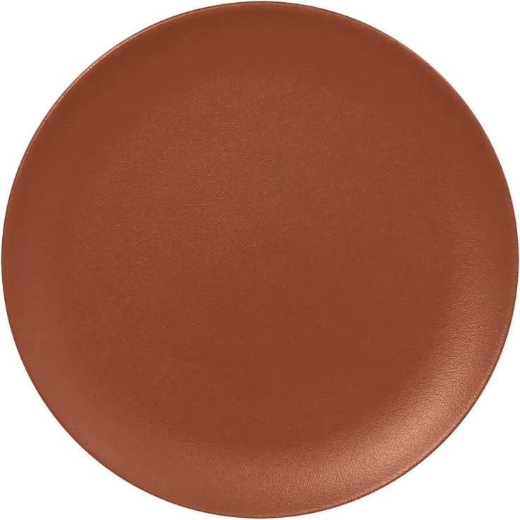 RAK Porcelain Neofusion terra brown Teller flach coupe Ø 26.7 cm / Ht. 2.7 cm