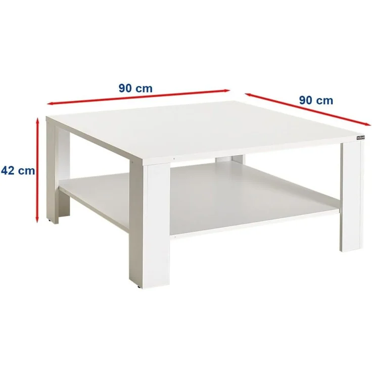 Skye Decor 'Shp-690-Dd-1' Couchtisch, Weiß, 90 x 42 x 90 cm – Bild 6