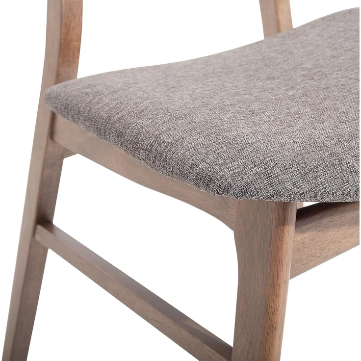 Esszimmerstuhl dunkelgrau 2er Set LYNN – Bild 7