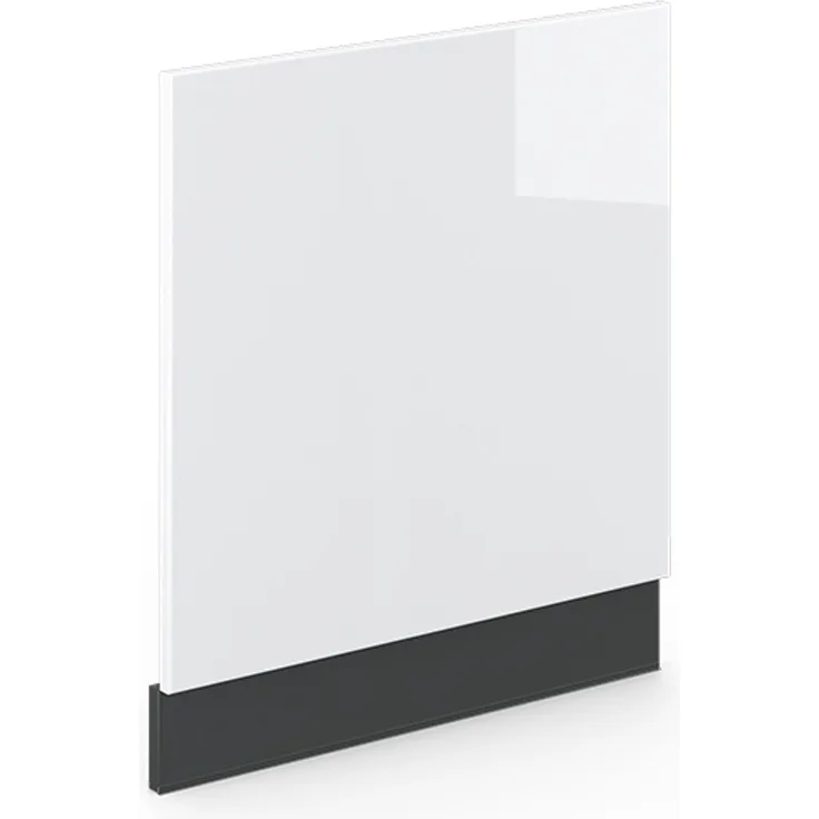 Frontblende Fame-Line Weiß Hochglanz 60 cm ohne Arbeitsplatte Vicco