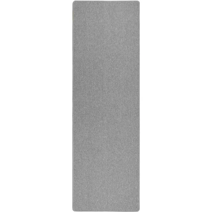 vidaXL Teppichläufer Hellgrau 100 x 250 cm 100% Polypropylen 42011381