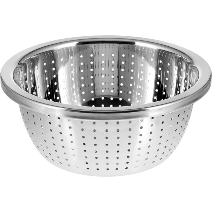 Seiher und Schüssel Set, Ø 20 cm, 2-teilig, Edelstahl – Bild 4
