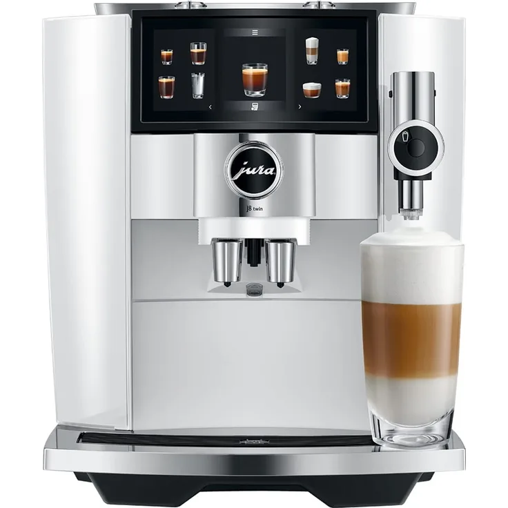 Jura J8 twin Diamond White (EA) Kaffeevollautomat - Weiß