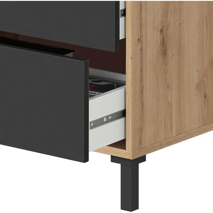 Habitdesign 0 Anrichte, Holz, 154 cm (Ancho) x 74 cm (Alto) x 41 cm (Boden) – Bild 6