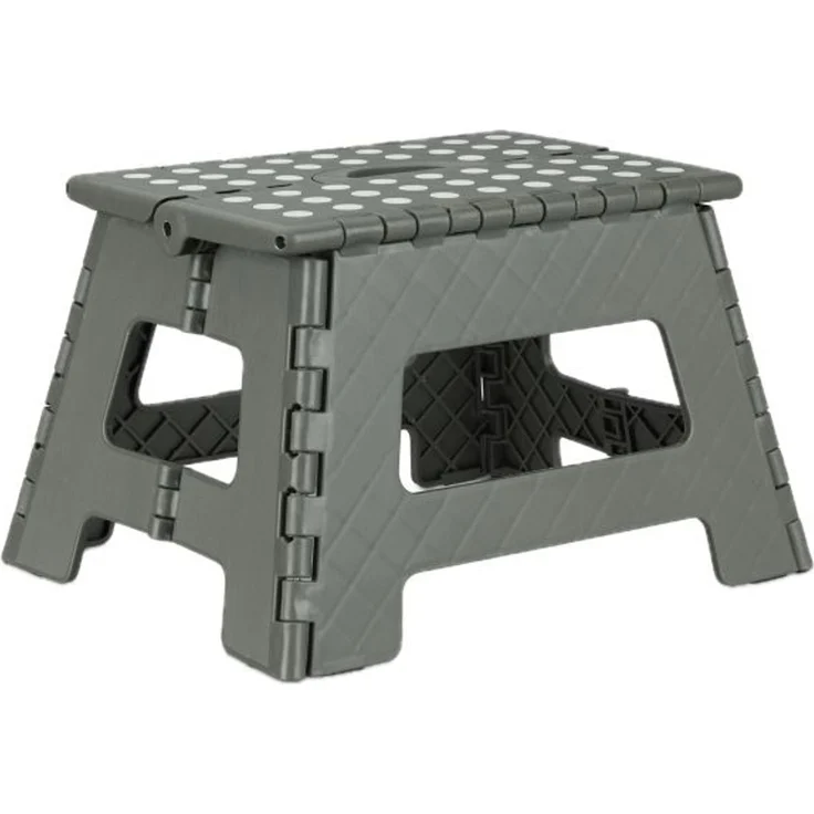 Relaxdays Klapphocker faltbar M hellgrau 4er Set – Bild 9