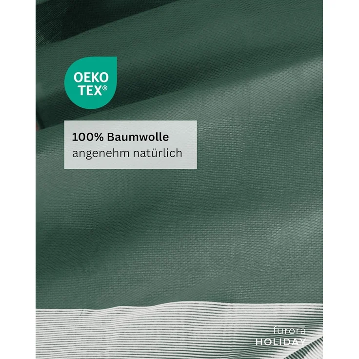 furora HOLIDAY Saunatuch Strandtuch Hamamtuch: groß 100x200 cm Saunatuch, Strandhandtuch dünn – Bild 2