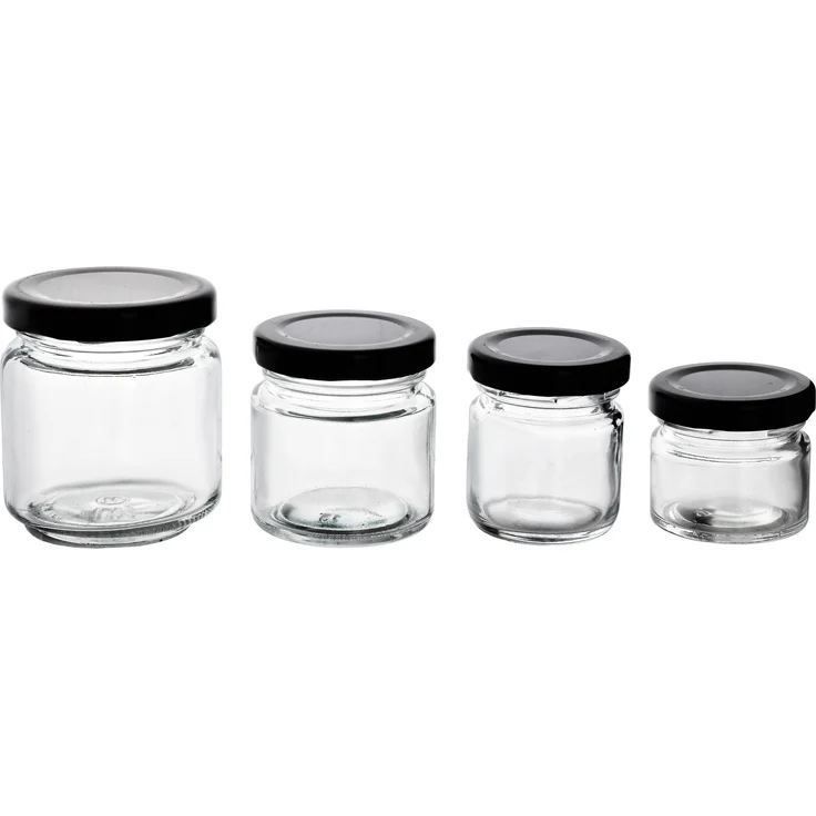 Aufbewahrungsglas glas Basic Kitchen 75Ml 4,8x4,8x5,5 transparent 1pc – Bild 2
