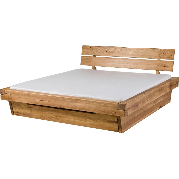Bett mit Bettkasten Wildeiche 180x200 natur geölt INNSBRUCK #280 – Bild 10