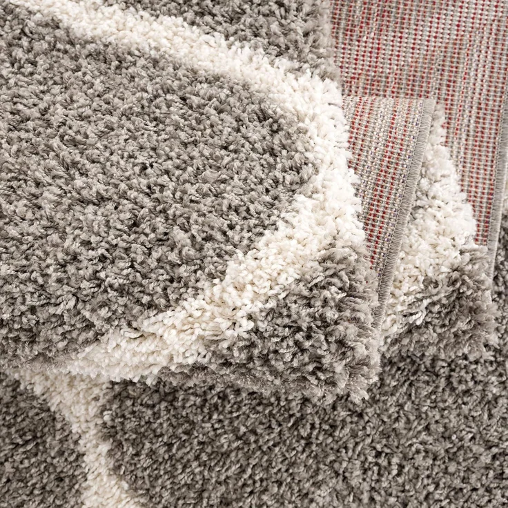 Sanat Hochflor-Teppich Madrid, rund, Höhe: 30 mm, Wohnzimmer, Langflor, Shaggy Teppich – Bild 6