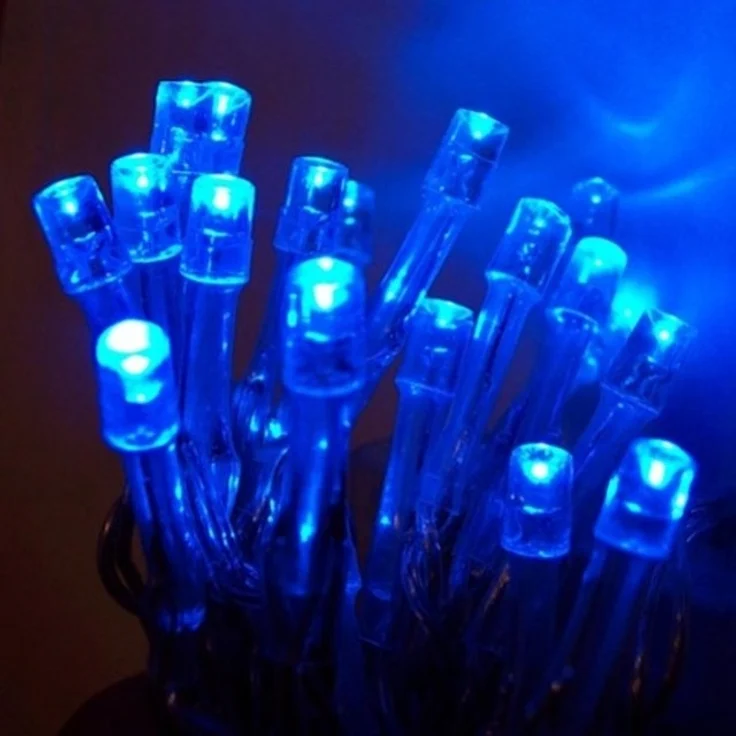 Nipach LED-Lichterkette BI11577 30er LED Lichterkette blau – Bild 2