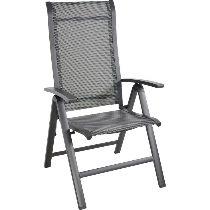 Gartensessel Klappsessel HERA NEGRO Gestell Aluminium matt anthrazit