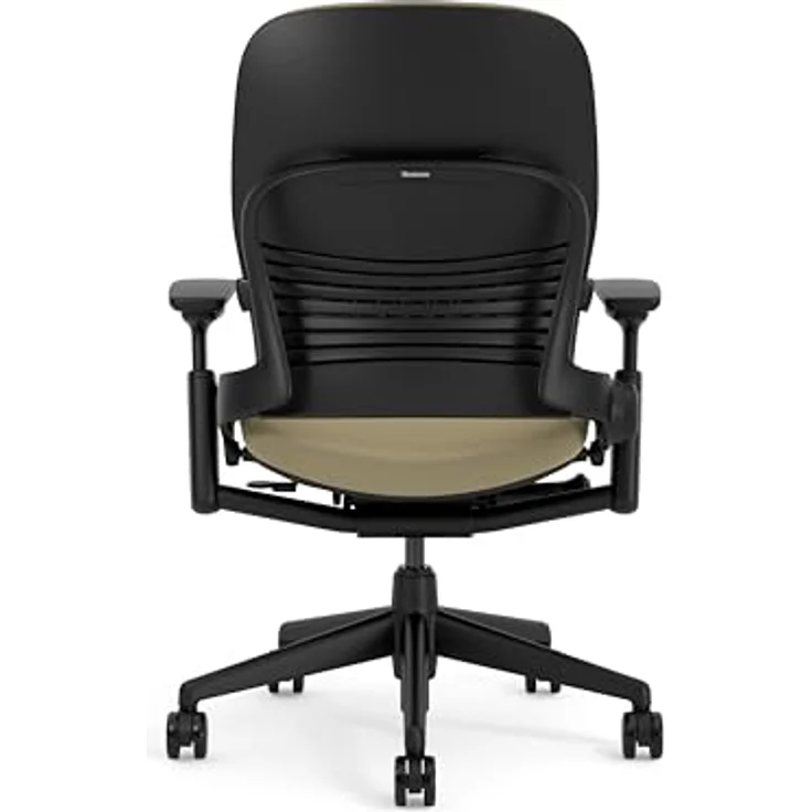 Steelcase Leap Ergonomischer Bürostuhl mit LiveBack Lumbalstütze und Flexibler, S-förmiger Rückenlehne Sand – Bild 6