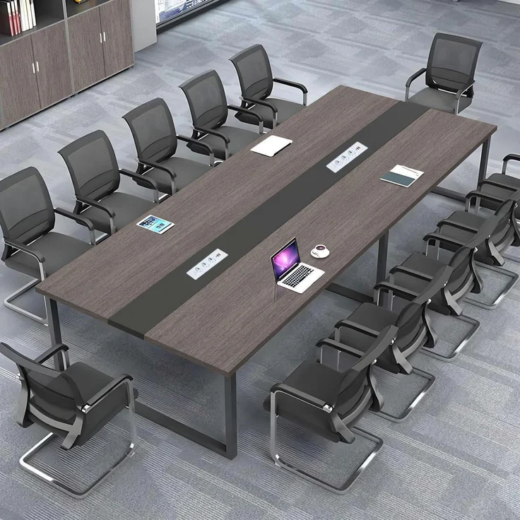 Konferenztisch Kabeldurchführung Meetingtisch F1 200*120*74cm – Bild 1