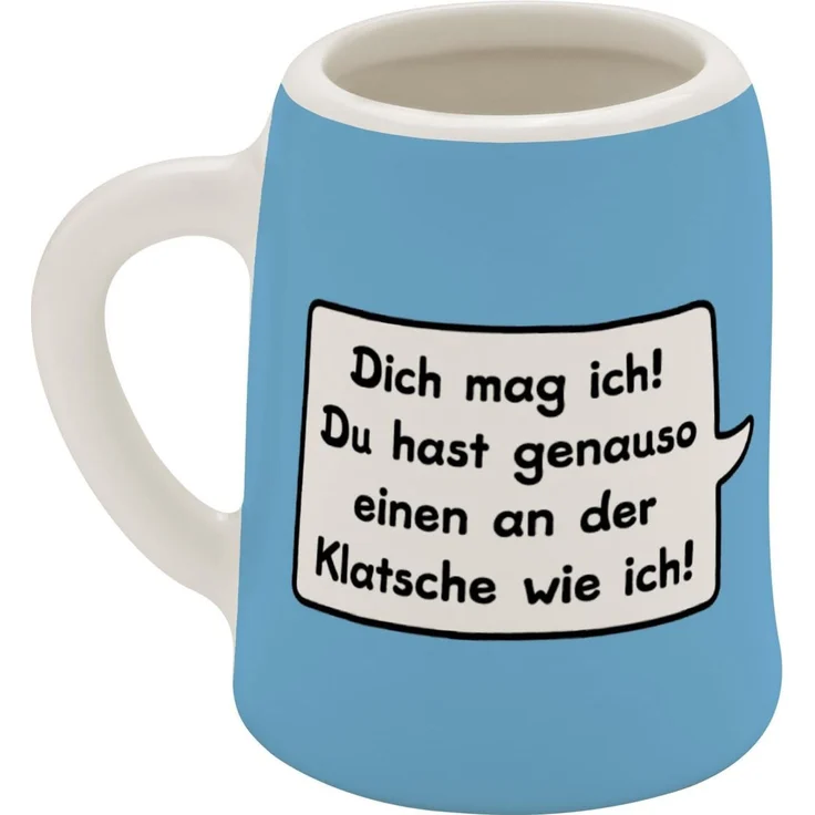 Schnapskrug Schnapsglas Stamper Keramik Sheepworld KLATSCHE 73851 – Bild 2