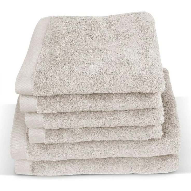 herzbach home Handtuch Set Pura, (6-St), 6er Set, 550g/m², Premium-Qualität, 100% Baumwolle, einfarbig – Bild 1