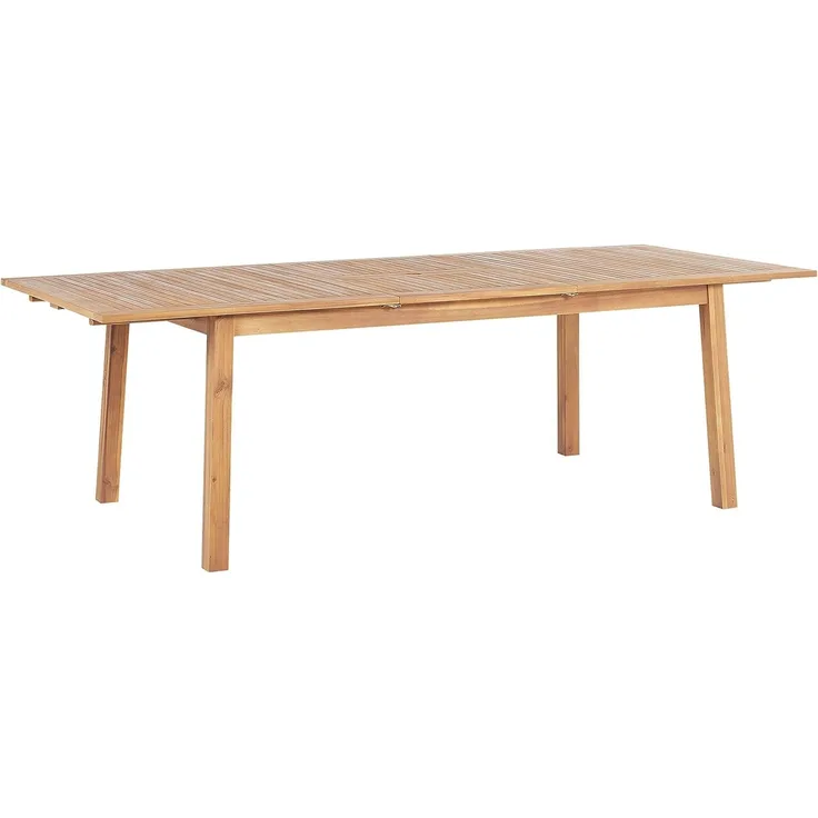 Gartentisch Holz Heller Holzfarbton CESANA
