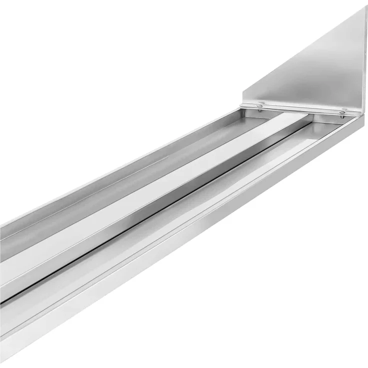 Royal Catering Hängeregal 90 x 30 cm Gastro Wandbord Wandregal Edelstahl Tellerbord – Bild 6