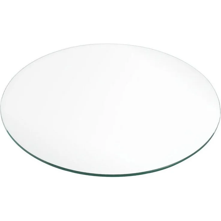 LebensWohnArt Tischplatte Glasplatte TERRY 100cm Rund 8mm Stärke ESG Glas Bodenplatte
