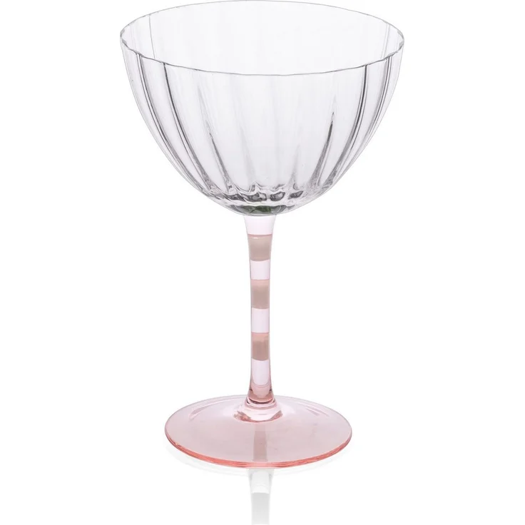 Hermia Concept 'BRD0148 - 4'lü' Eisbecher-Set (4-teilig), Rosa / Weiß, 10 x 10 x 15 cm, 280 ml – Bild 3