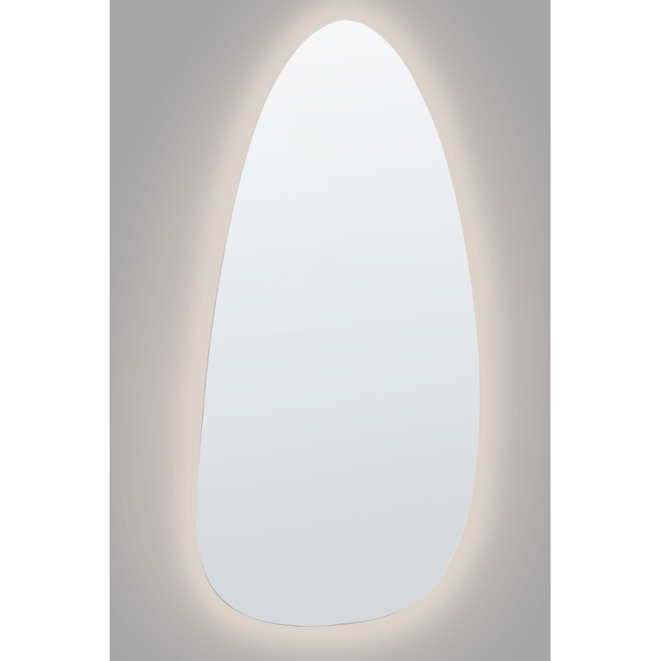 LED-Badezimmer-Spiegel ROYER 60 cm 130 cm Silber – Bild 4