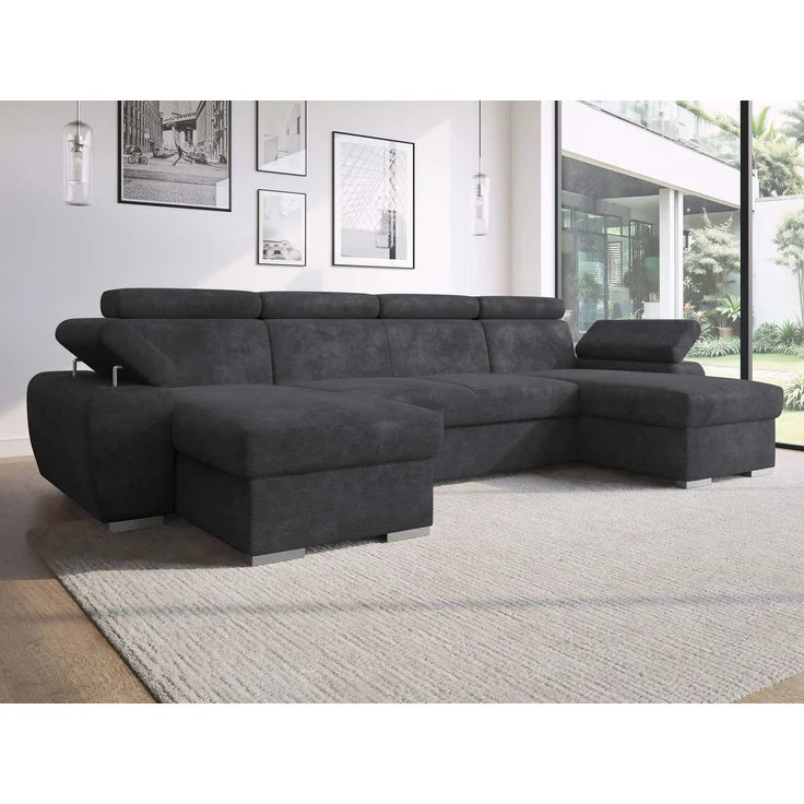 Wohnlandschaft Kolpoi U (Farbe: Margo 227.09) – Bild 2