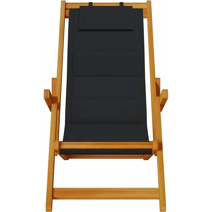 vidaXL Liegestuhl 2 pcs Braun 61.5 x 123 x 82cm Massivholz Akazie 3325140 – Bild 5