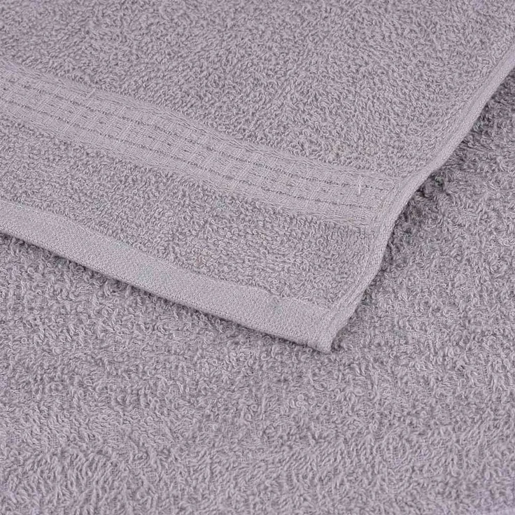 vidaXL Waschtücher FROGN 4 Stk. Grau 30x30 cm 360 g/m² 136825 – Bild 6