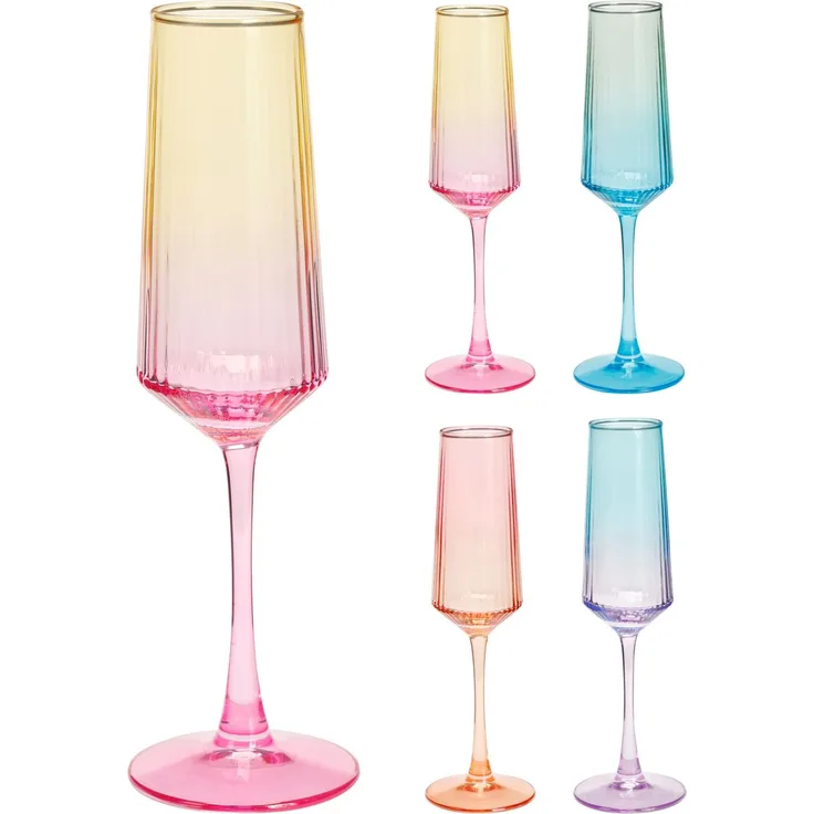 Sektglas bunt EH