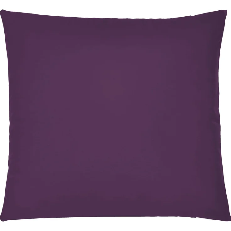 biberna Feinjersey-Kopfkissenbezug 0077144, dunkel violett, 2x 80x80 cm – Bild 2