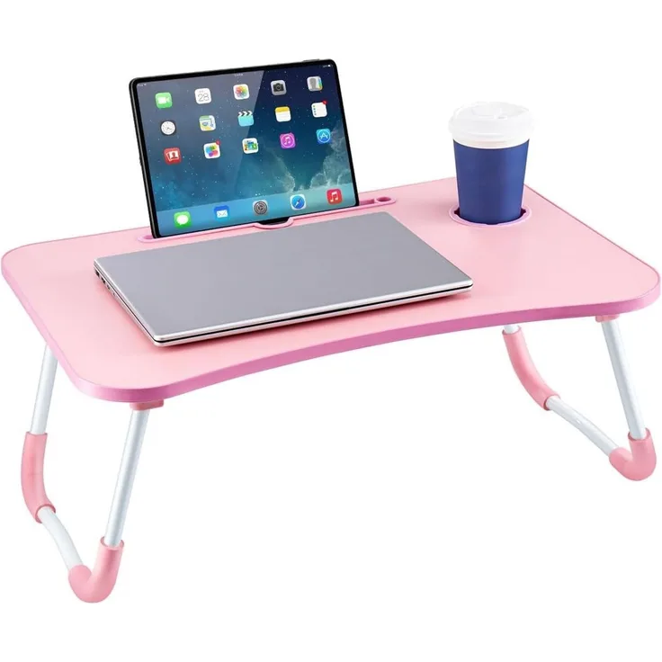 Youyijia Wickeltisch Laptoptisch Betttisch Laptopständer Bett-Schreibtisch Klappbar