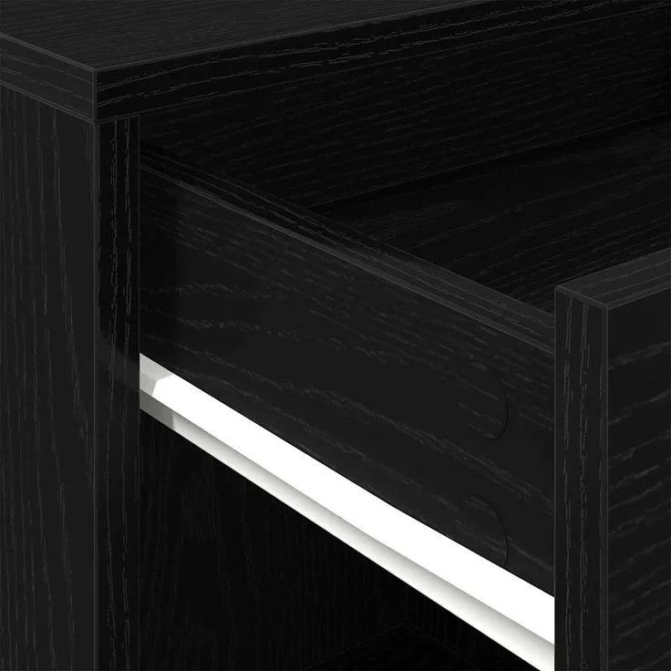 vidaXL Rollschrank Schwarze Eiche 45 x 38 x 54 cm Holzwerkstoff 862670 – Bild 8