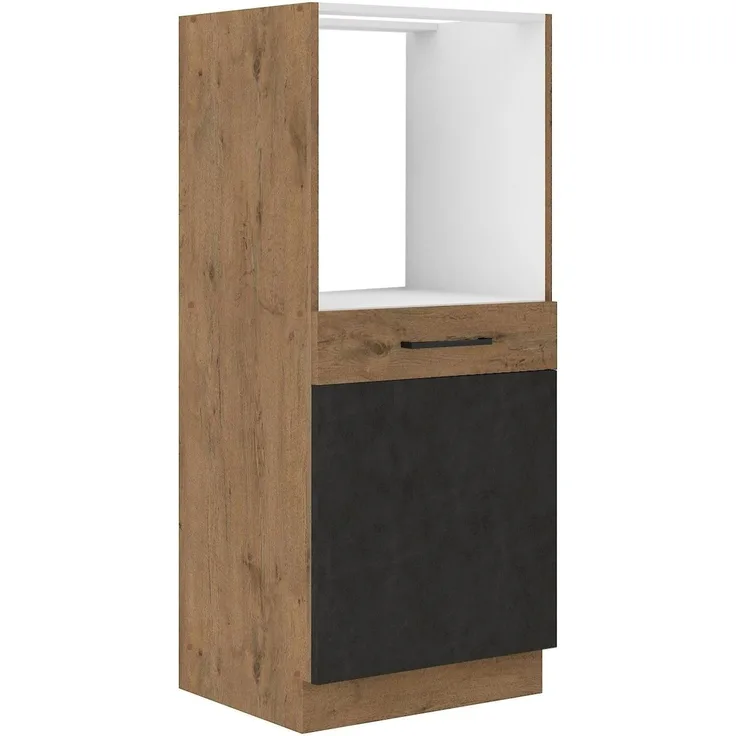 Vigo Midischrank 60 cm Eiche Lancelot Matera Grau Küchenzeile Küchenblock Küche