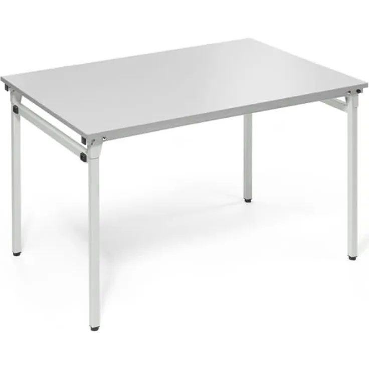 Soennecken Klapptisch 4-Fuß 1.200x800mm Gestell lichtgrau Platte licht