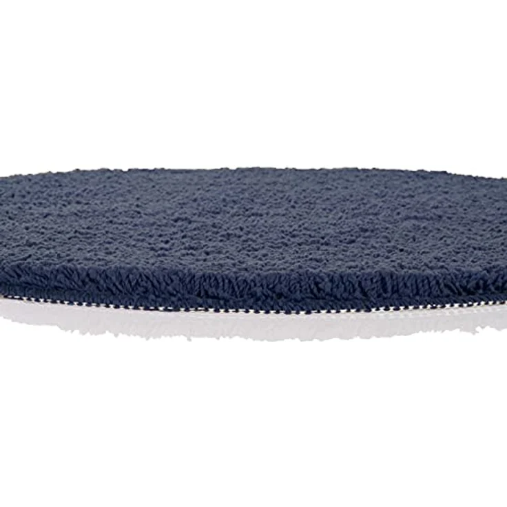 Brandsseller Badematte Ø 60 cm Badvorleger Badteppich Rund Blau – Bild 7