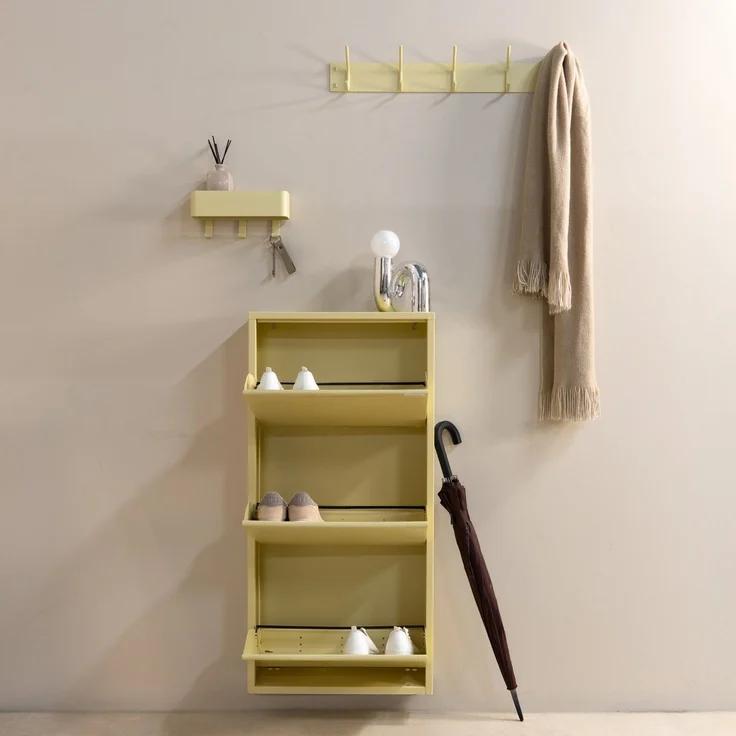 Spinder Design Schuhschrank Billy 3 Butter Yellow – Bild 6