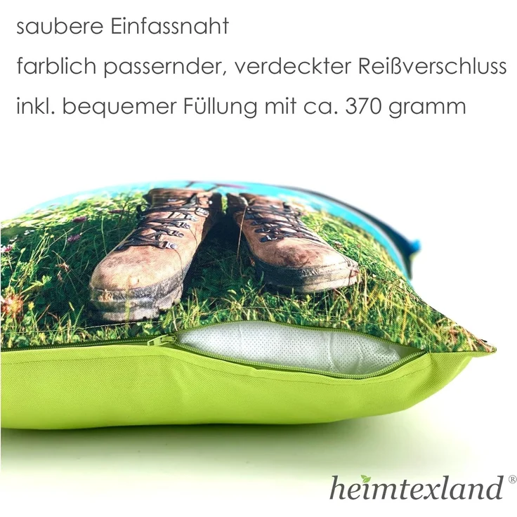 heimtexland Dekokissen Outdoorkissen Garten Deko Outdoor Kissen Maritim, schmutz- und wasserabweisend – Bild 3