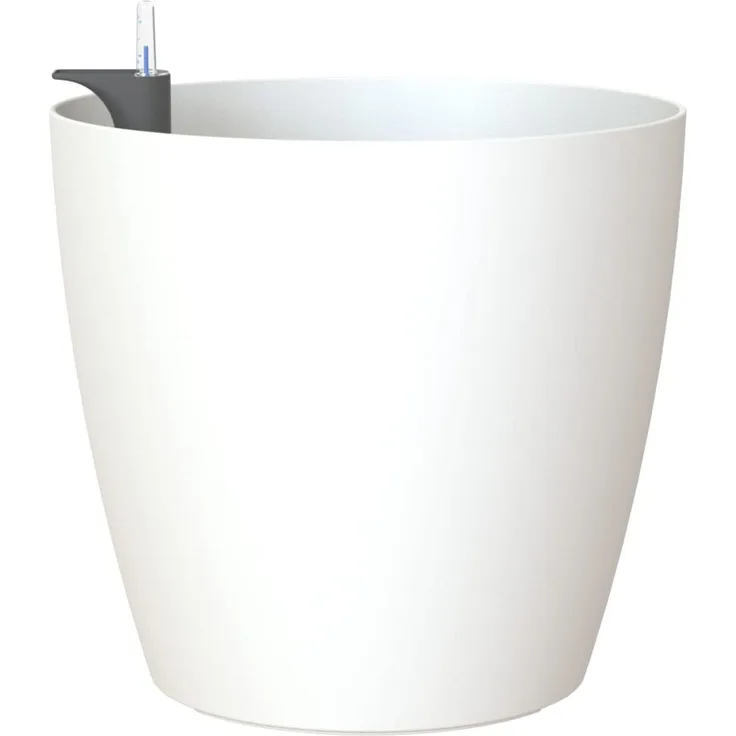 ARTEVASI San Remo Übertopf, matt, mit Selbstbewässerungssystem, 36 cm, weiß