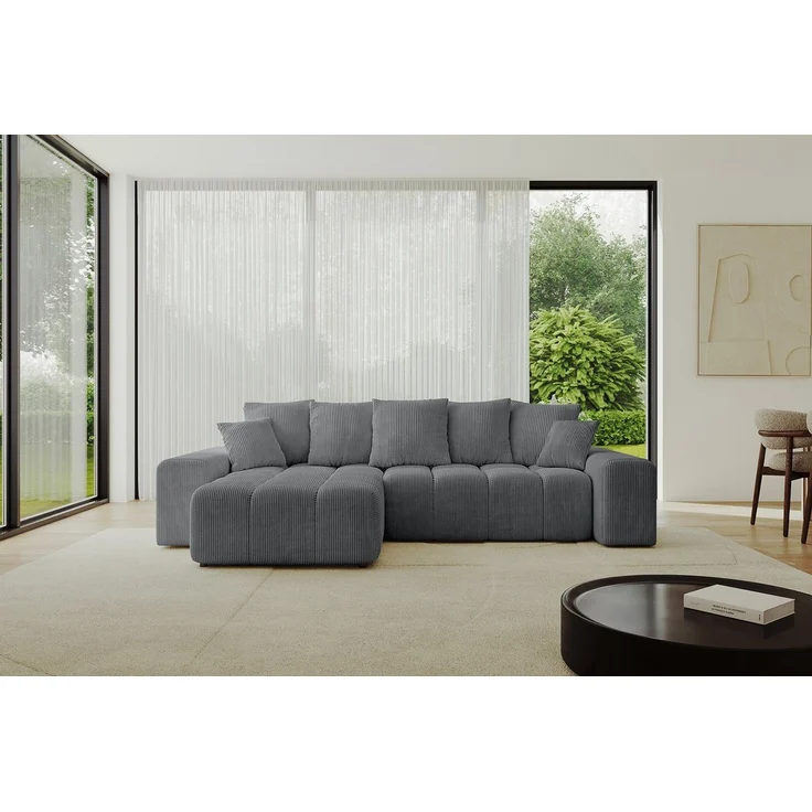 ALTDECOR Ecksofa ENIL-L, Couch mit Schlaffunktion, Wohnzimmer - Wohnlandschaft, Corner Sofa Bett Eckcouch Couch L-Form Schlafcouch Ausziehbar – Bild 5