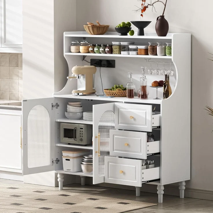 Kuchenschrank Buffetschrank Hochschrank Sideboard – Bild 5