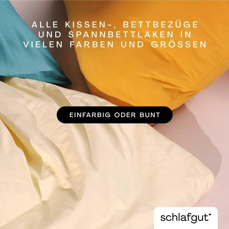 Schlafgut Spannbettlaken Premium, Gummizug: rundum, (1 Stück), Mako-Zwirn-Jersey, Sand Light, S 90x190cm - 100x220cm – Bild 5