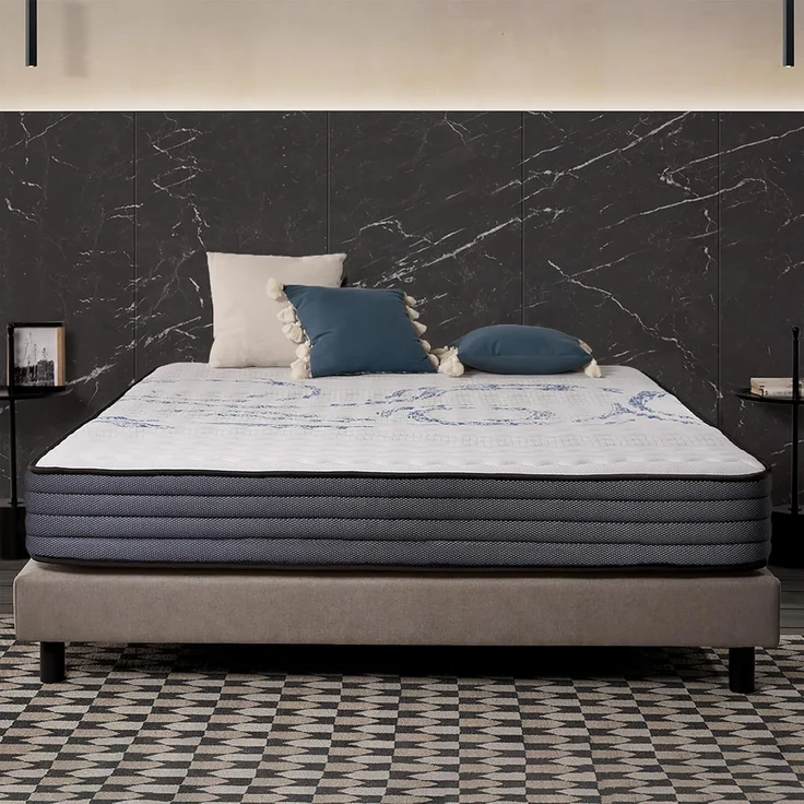naturalex | Perfectsleep | Matratze 180x200 cm | Memory und Blue Latex-Technologie Extra Komfort HR | Perfekter Halt mit Atmungsaktivem Schaumstoff | Ergonomisch Entspannend und Hypoallergen – Bild 3