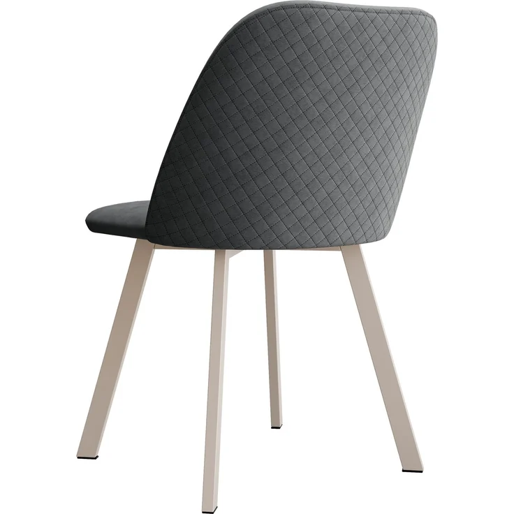 Mirjan24 Polsterstuhl K109 (Farbe: Uttario Velvet 2970 + Uttario Velvet U03 2970), 80 x 58 x 47 cm – Bild 3