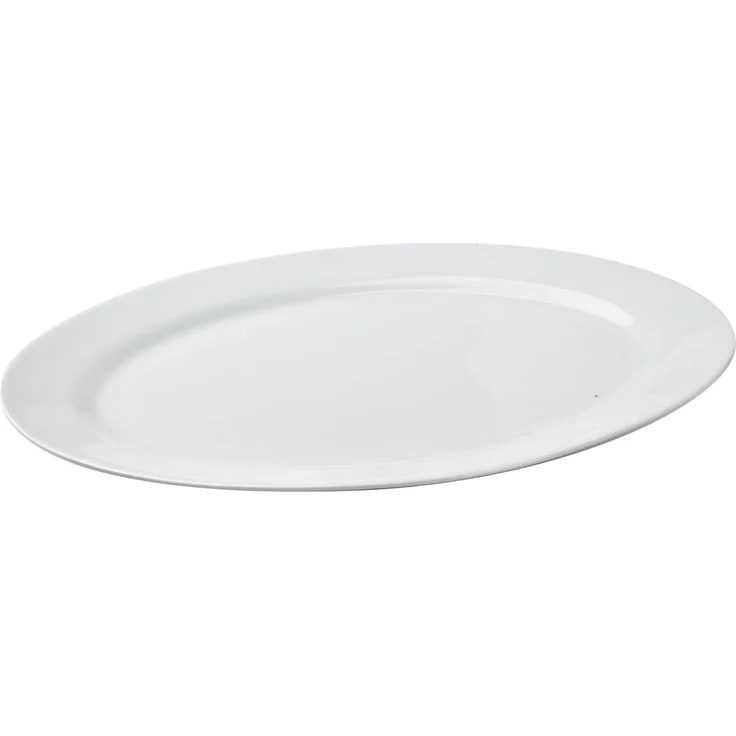 Platte porzellan BASIC Teller 35x24x3cm 1pc – Bild 2